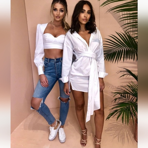 Waist drape shirt dress by Miss Circle - Picture 3 of 4